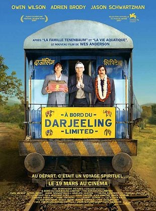 affiche film À bord du Darjeeling Limited